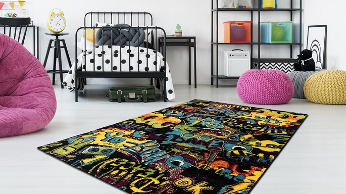 Tapis de salon contemporain